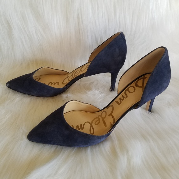 Sam Edelman Shoes - Sam Edelman Telsa d'Orsay Blue Pump Size 9.5